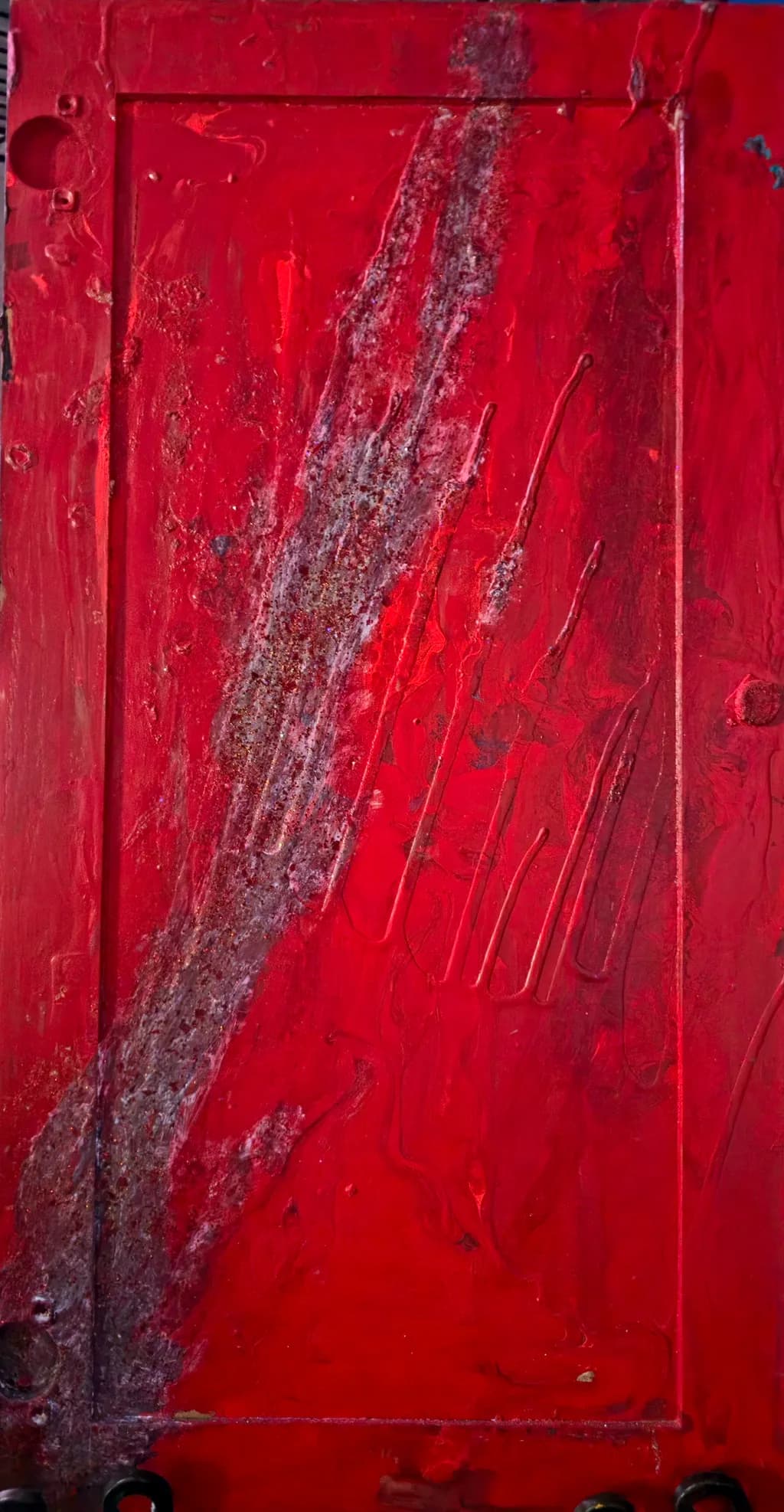 Red Rusted Metal