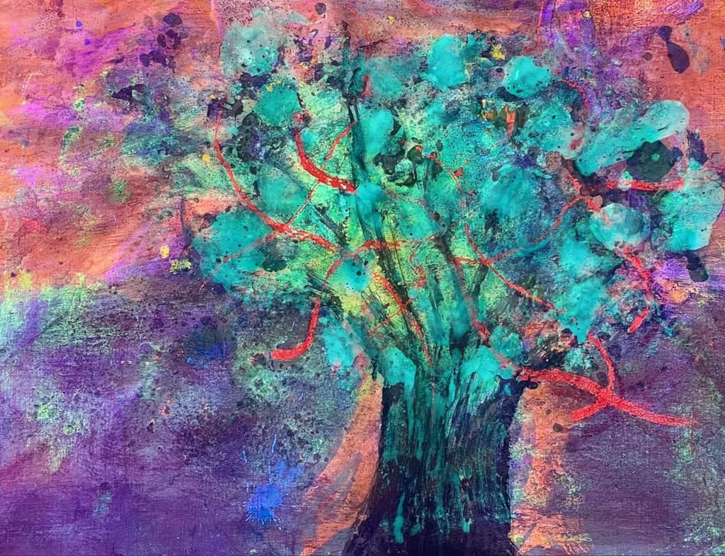 Emerald Tree Abstract