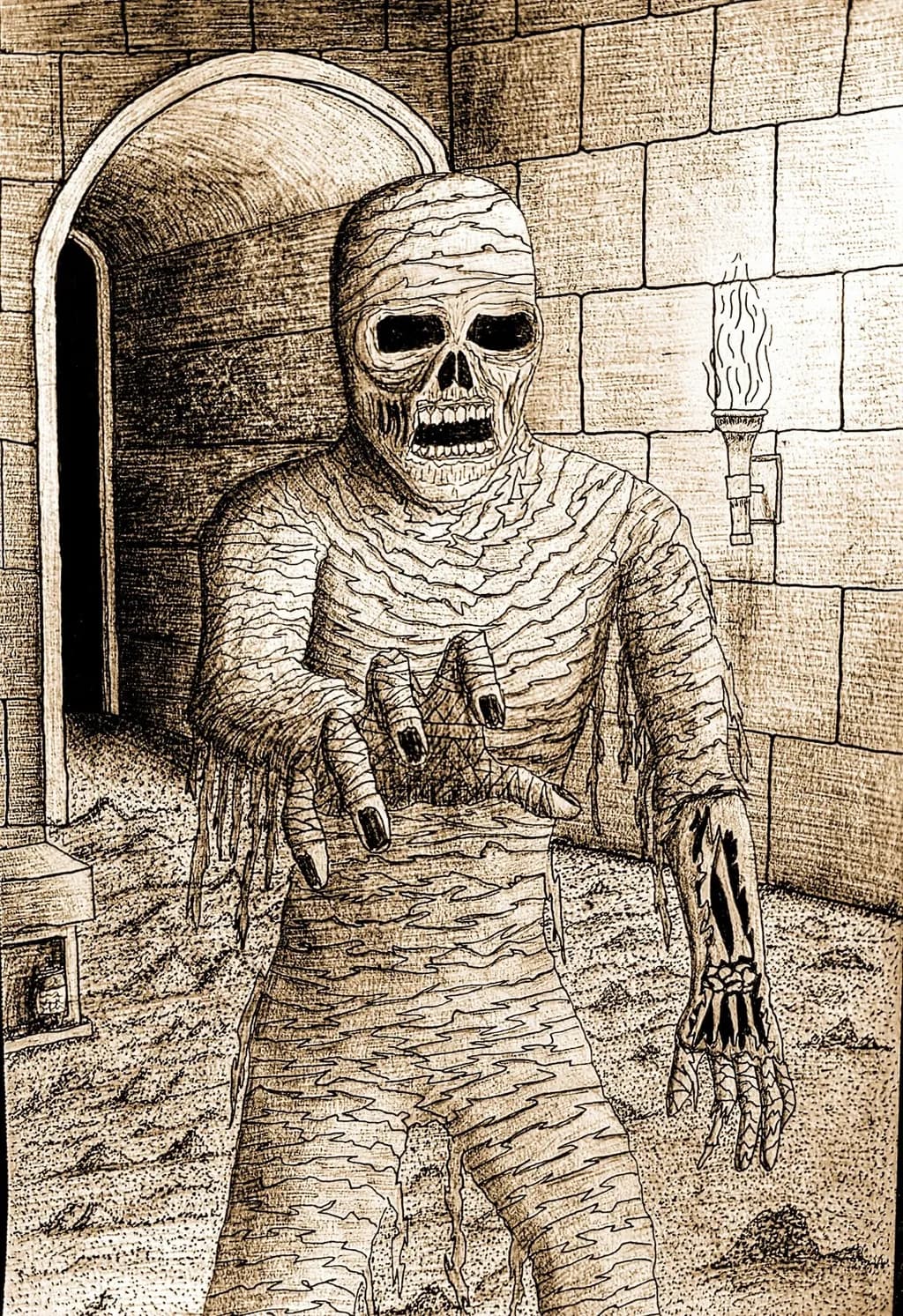 Mummy in the Tomb