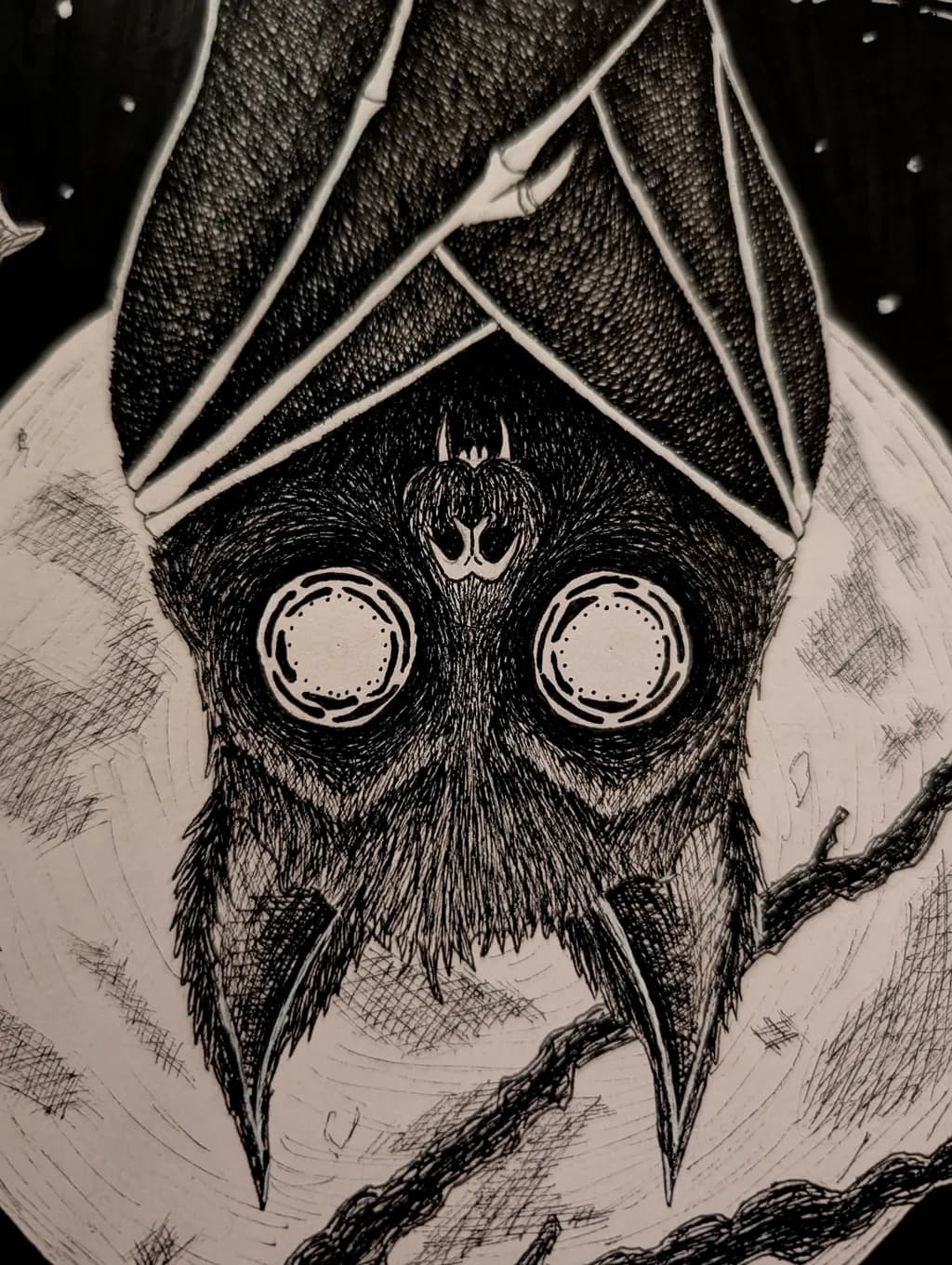 Moonlit Bat Eyes