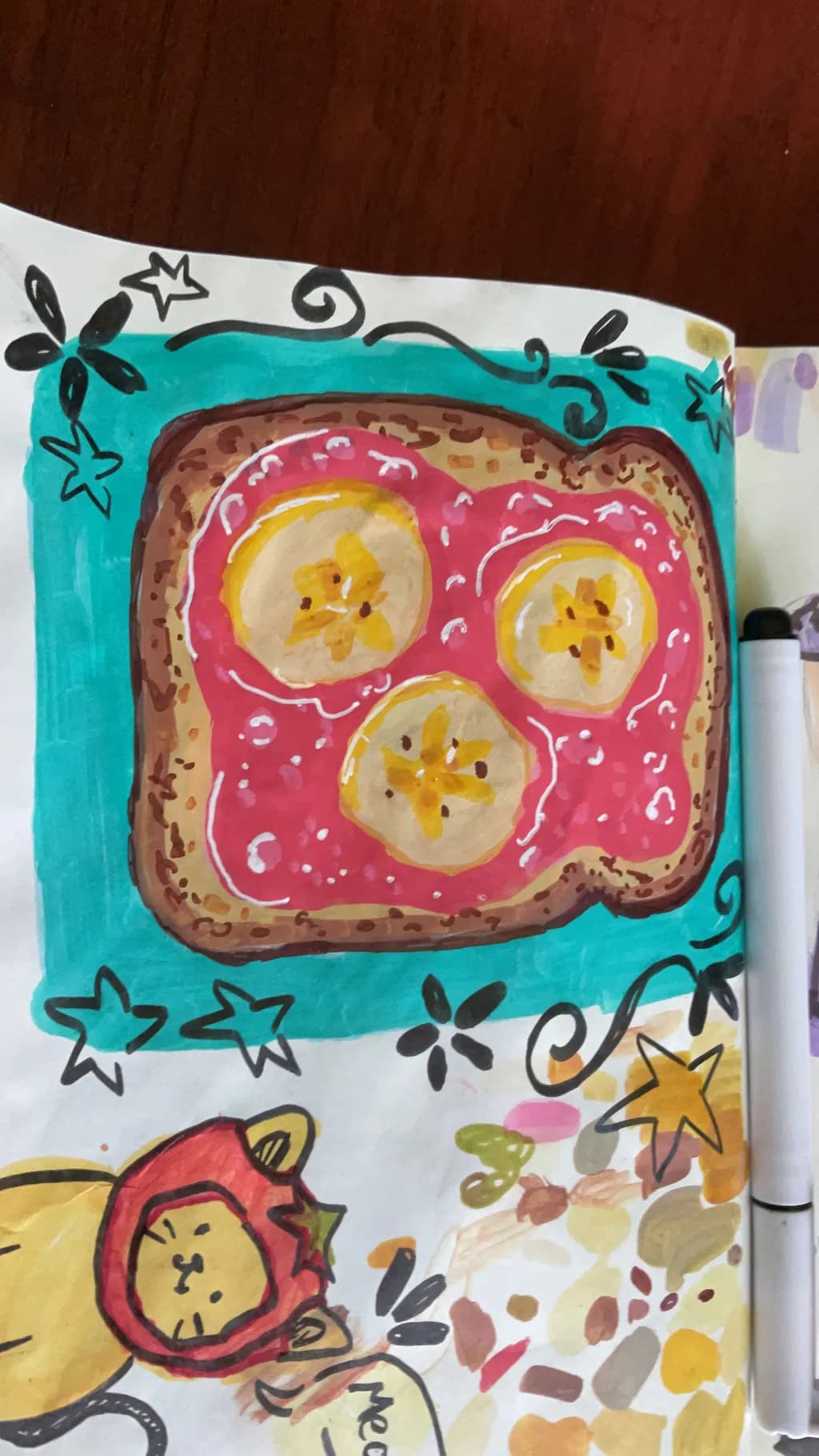 Banana Toast with Jam