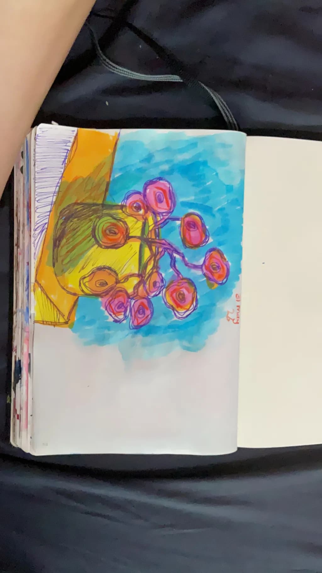 Abstract Floral Vase
