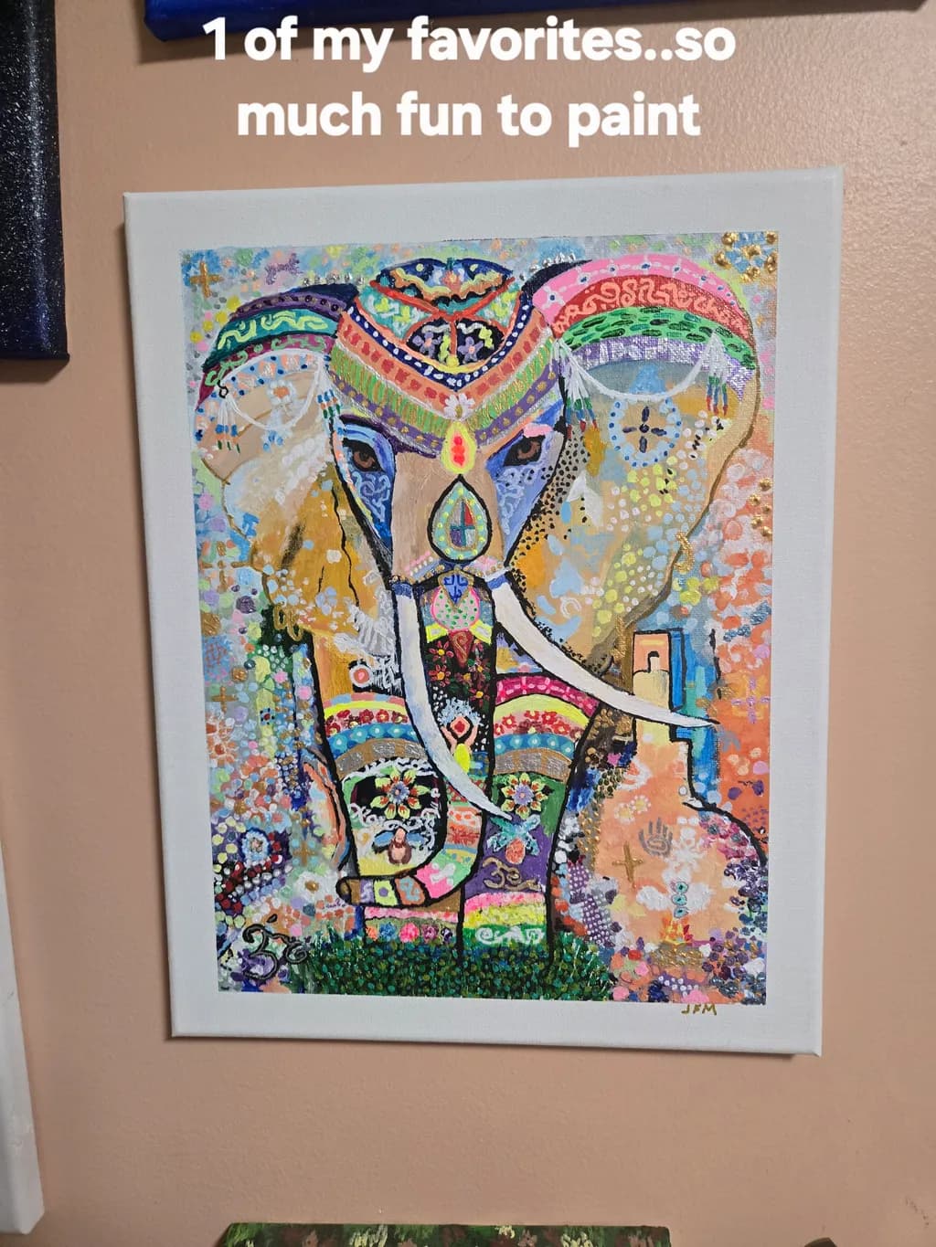 Decorated Elephant Portrait