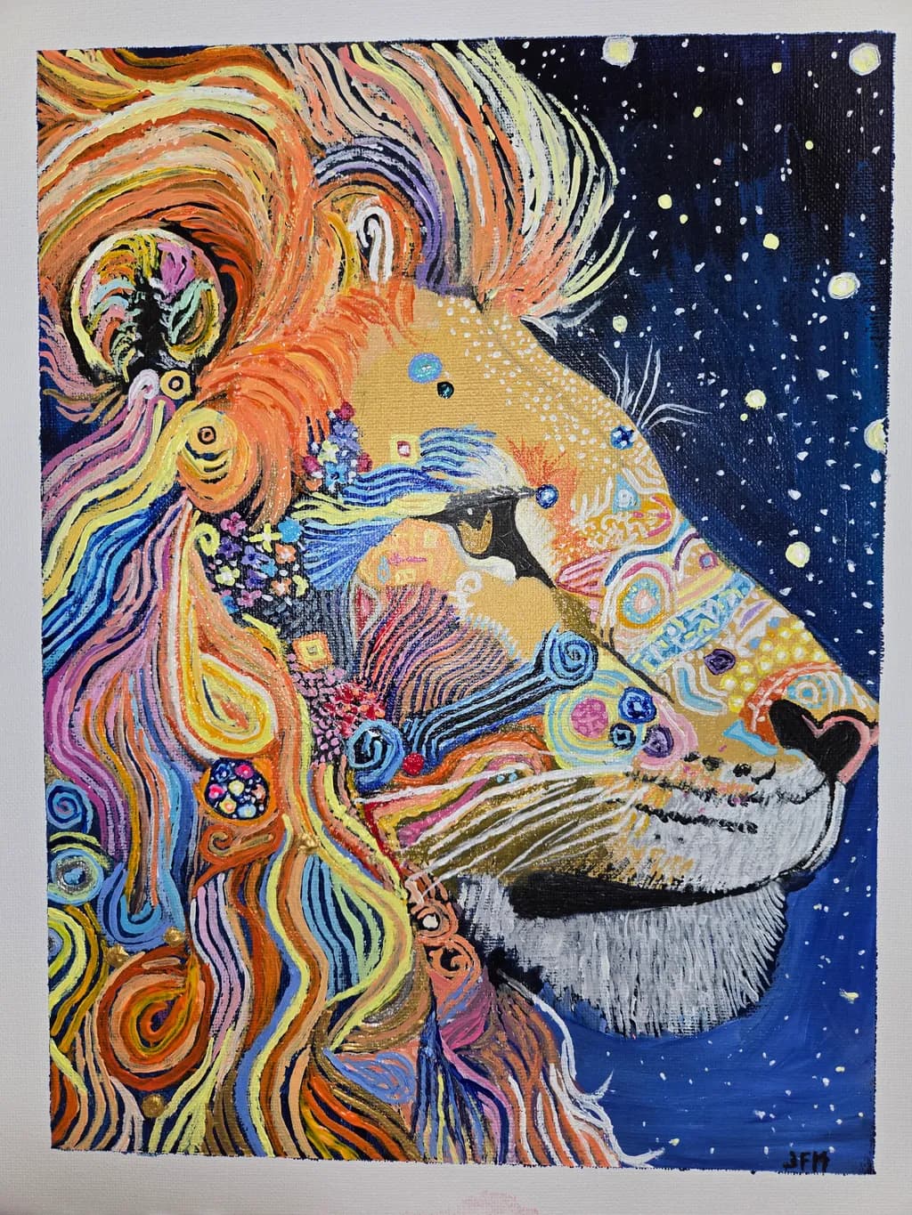 Lion in Stars