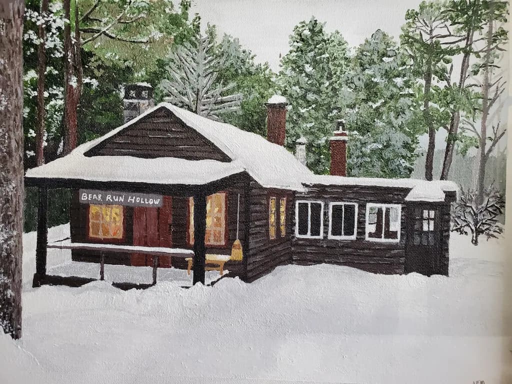 Bear Run Hollow Cabin Winter