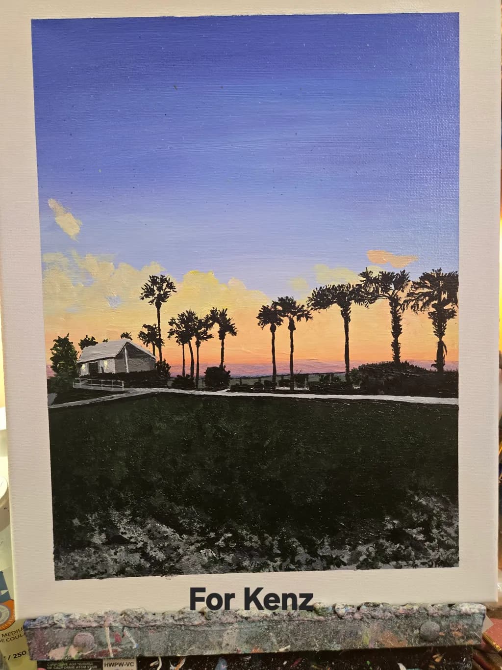 Sunset Palm Silhouettes