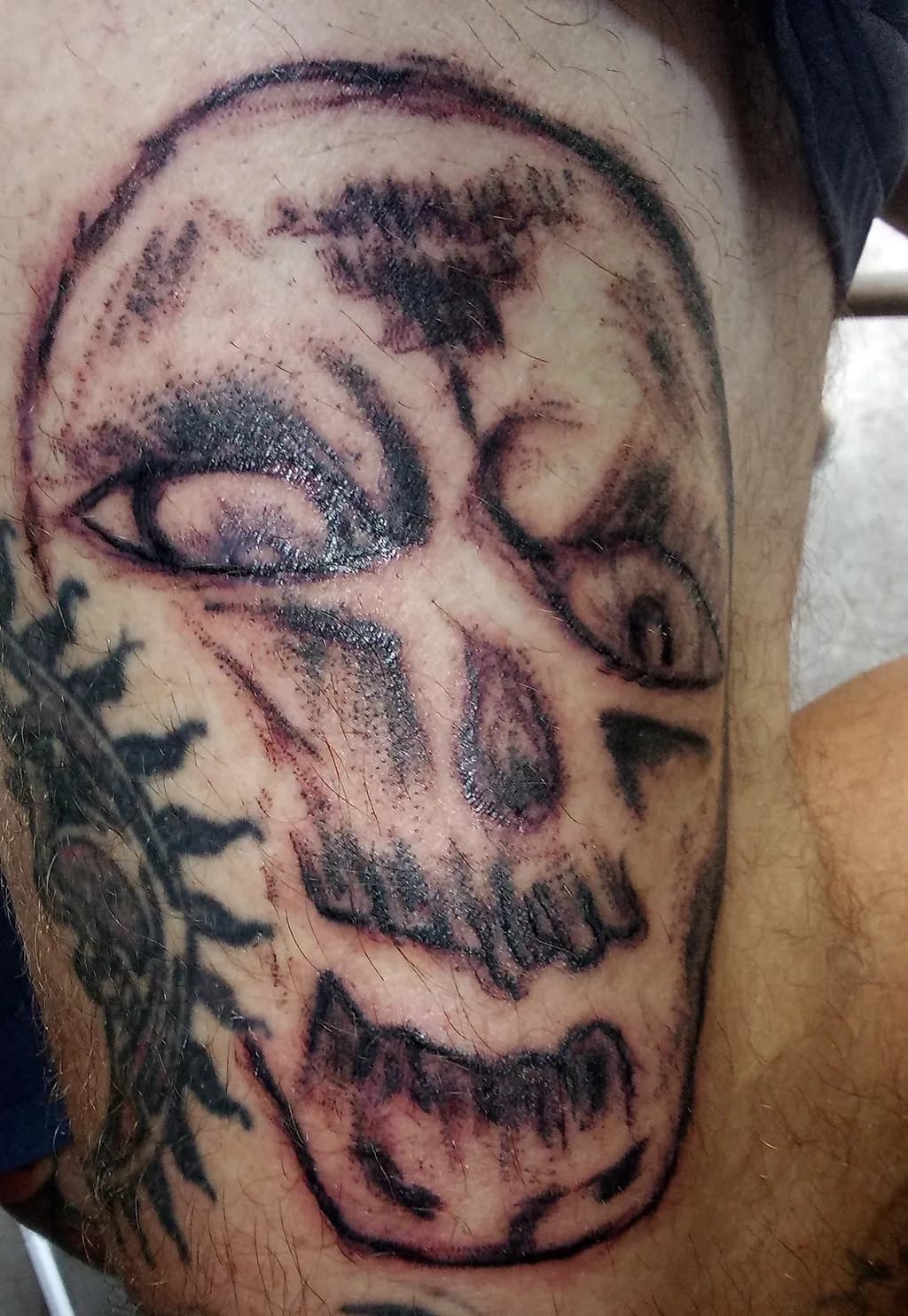 Abstract Skull Tattoo