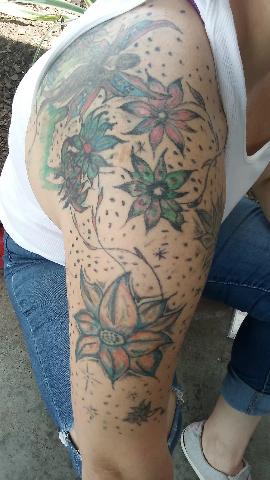 Floral Ink Sleeve