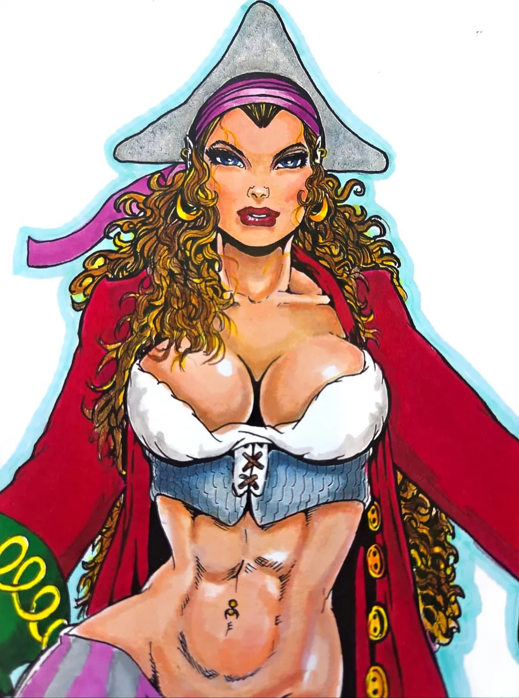 Pirate Woman Portrait