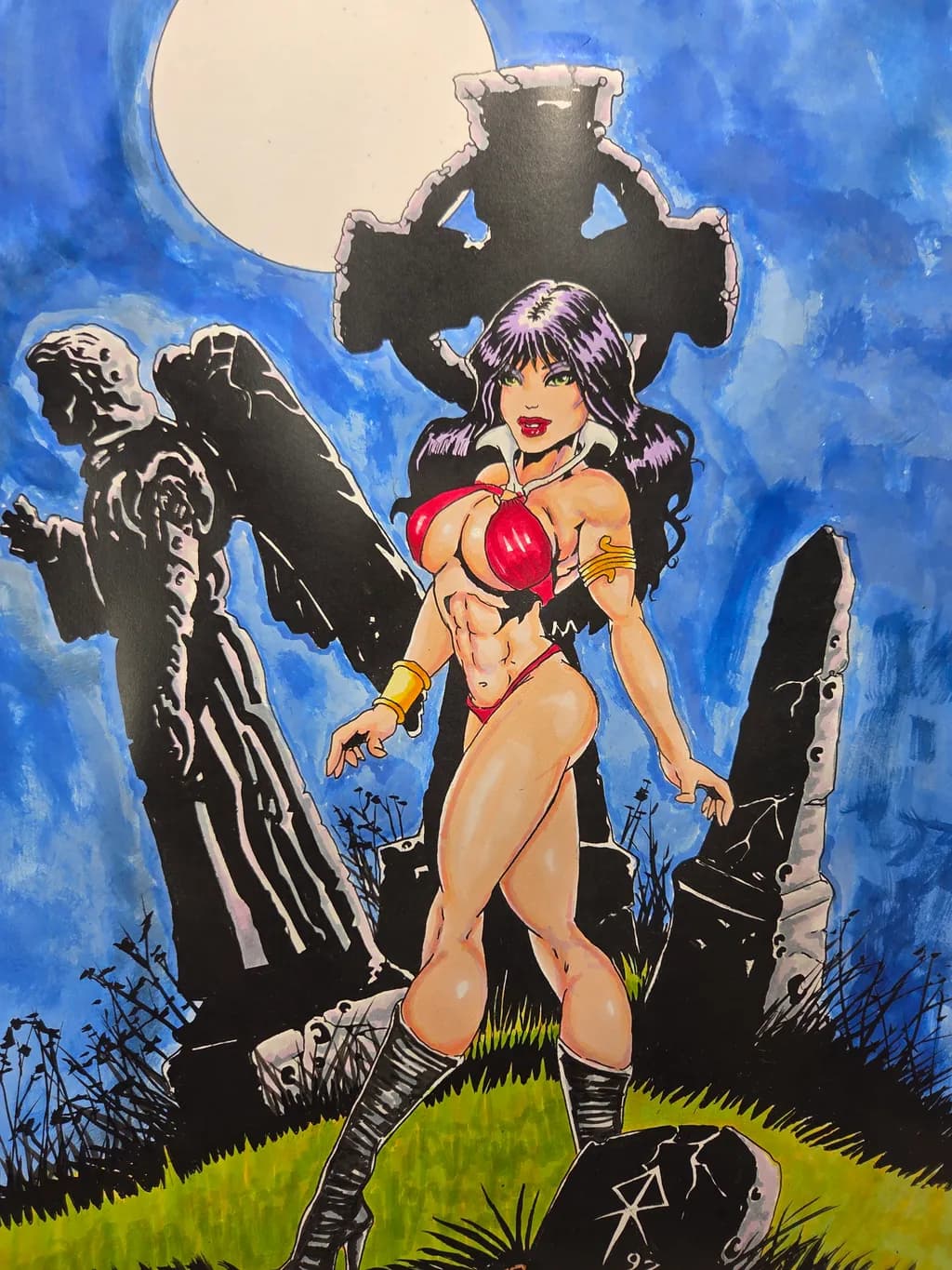 Graveyard Moonlight