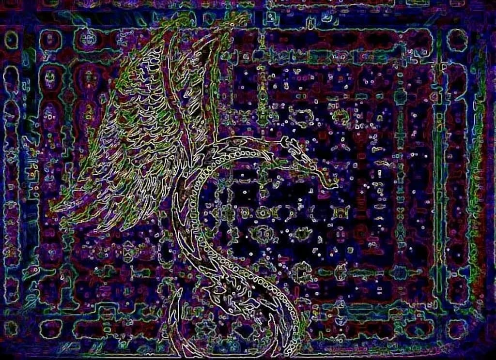 Winged Serpent Pattern