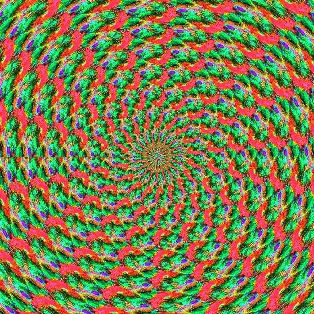 Color Spiral Burst