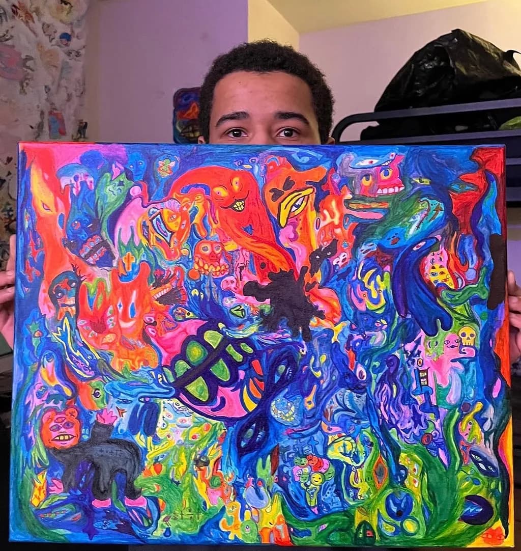 Chaotic Creatures Canvas