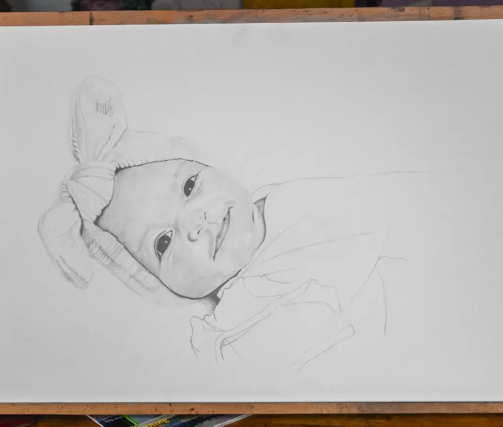 Baby Portrait Sketch