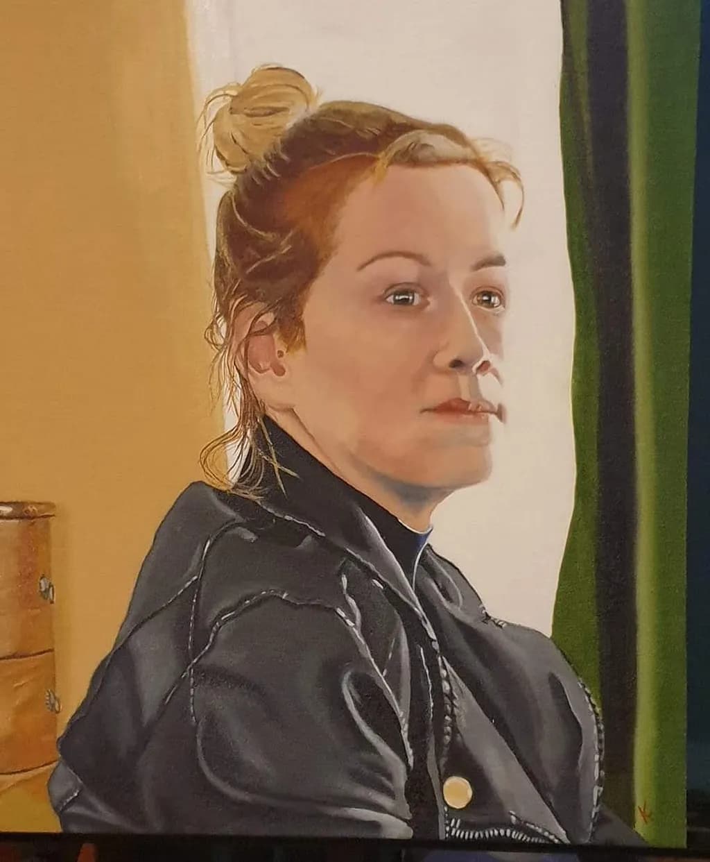 Contemplation in Leather