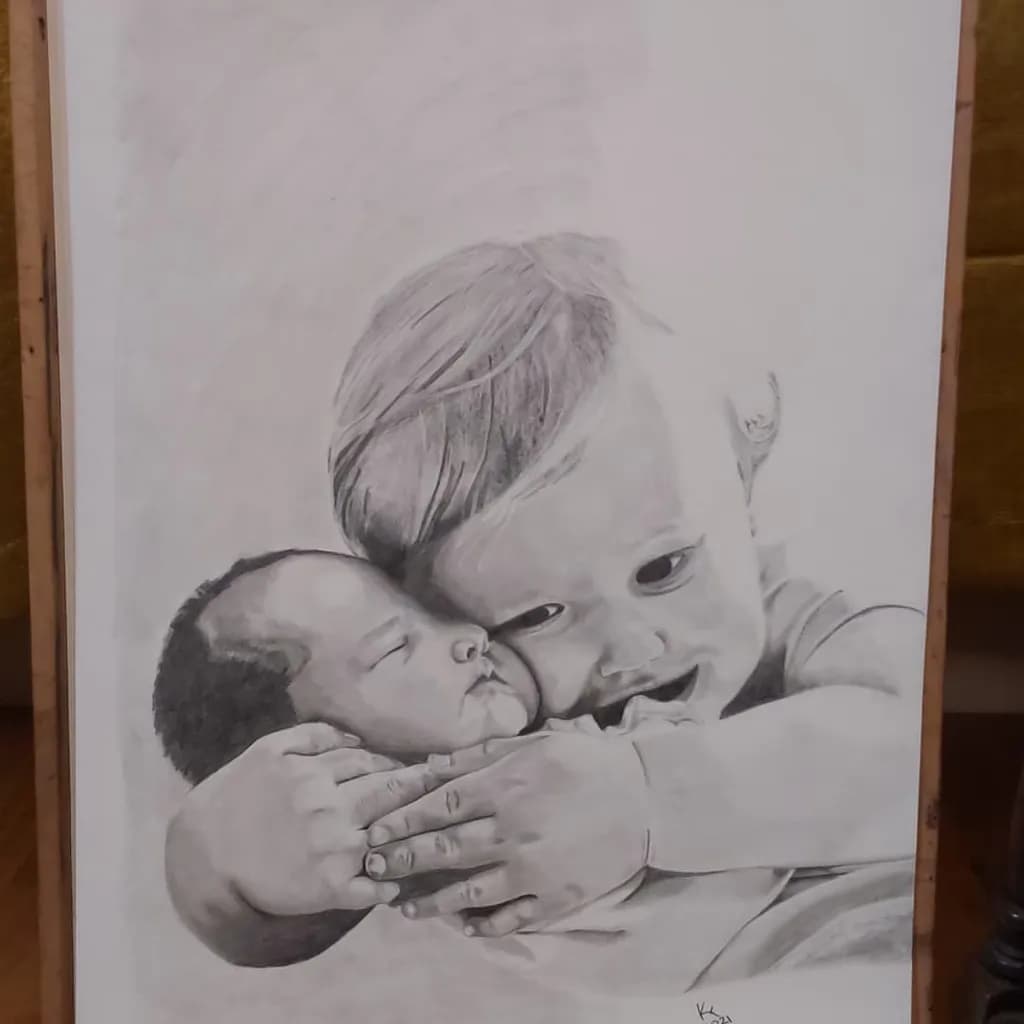 Sibling Embrace