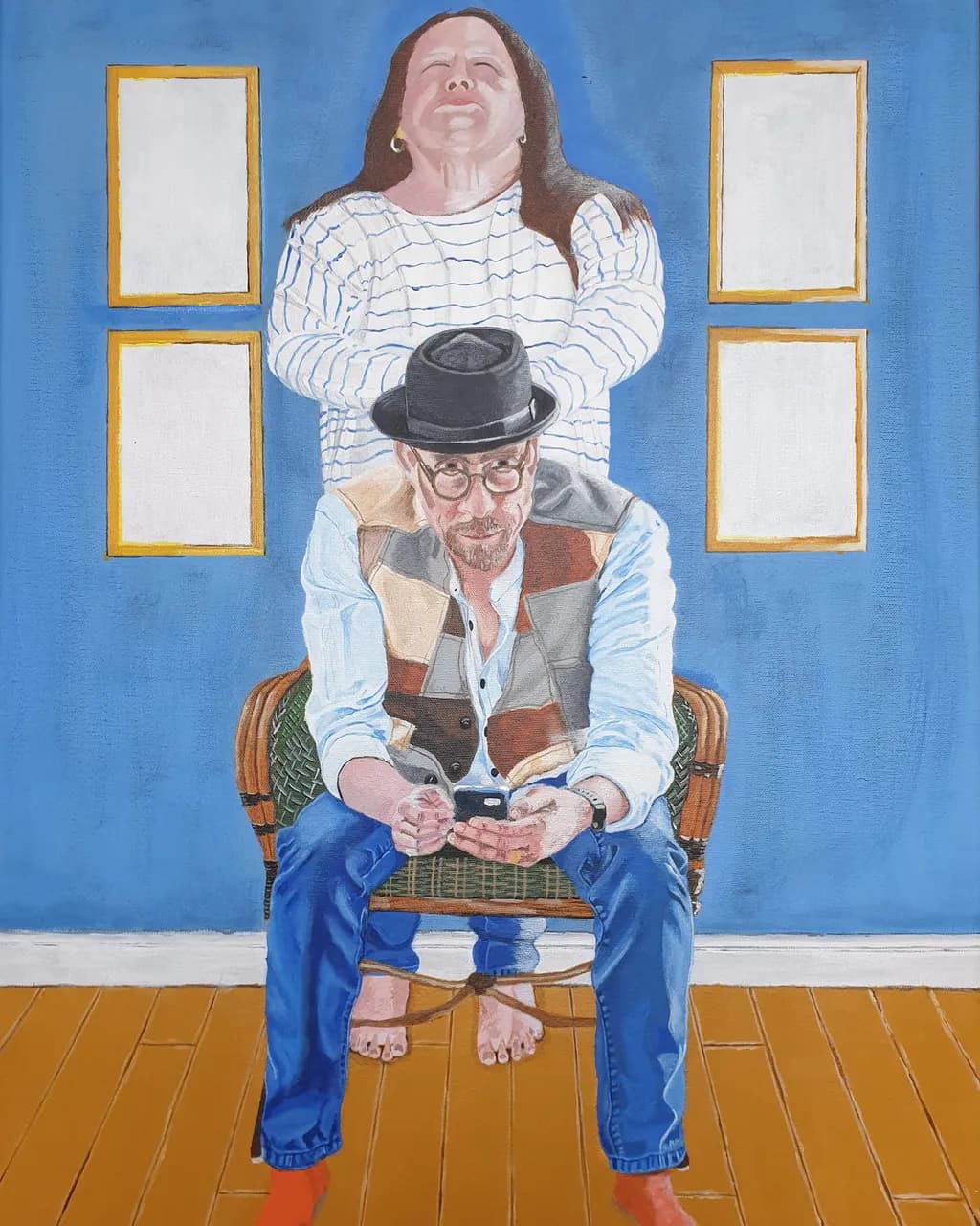 Blue Room Portrait