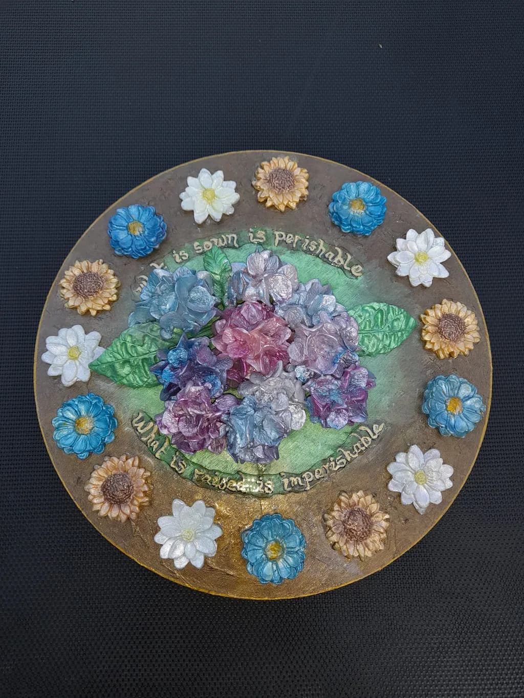 Floral Circle Composition