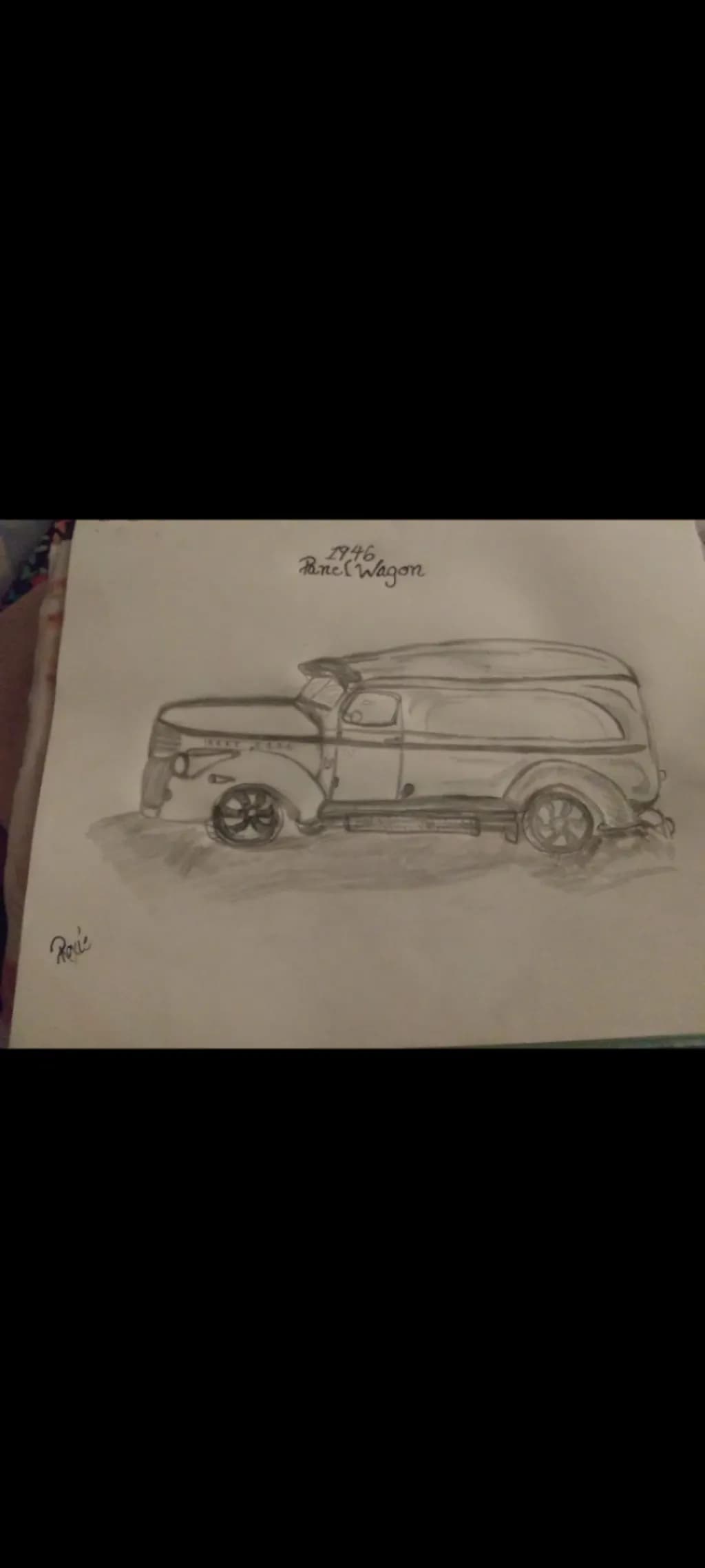 1946 Panel Wagon Sketch