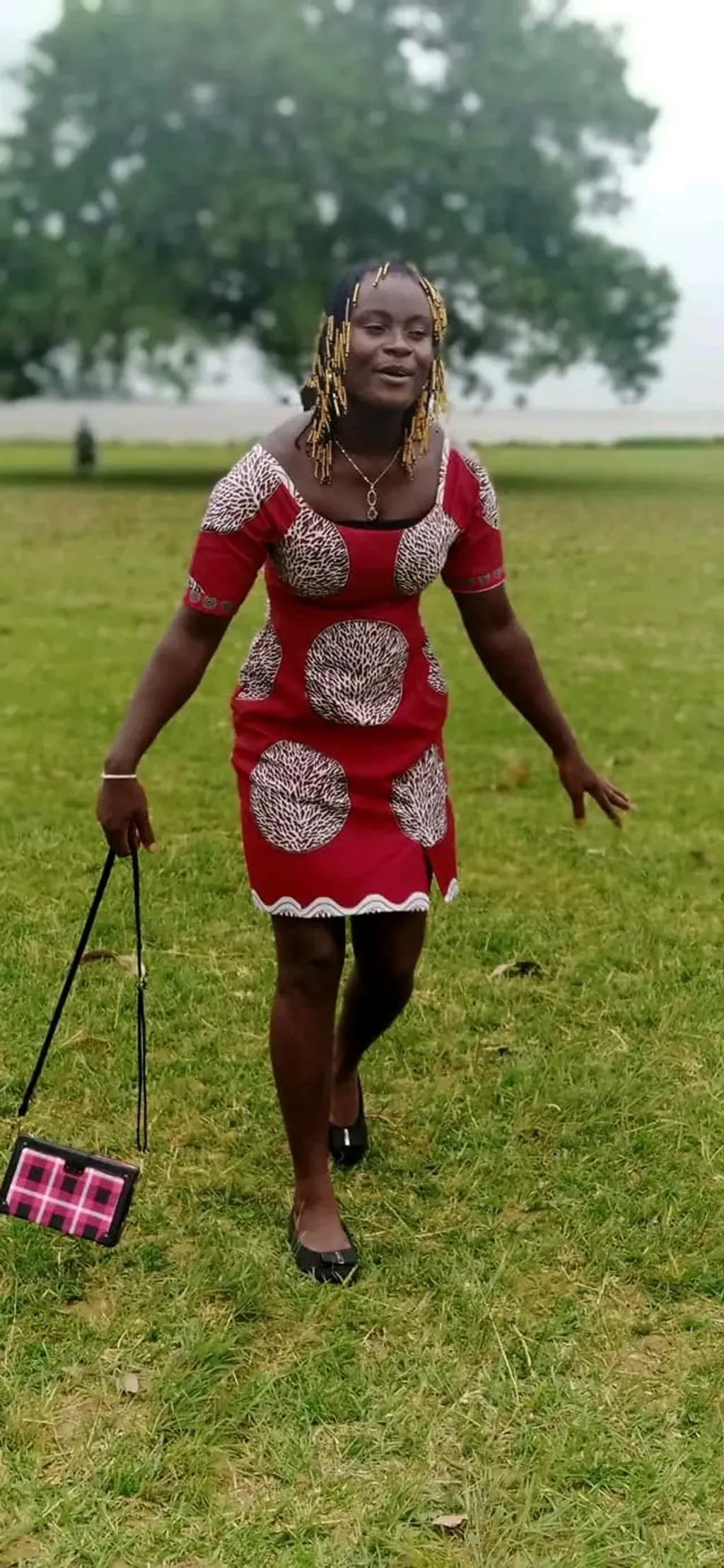 Red Circle Dress