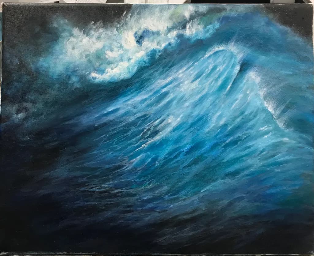 Raging Ocean Wave
