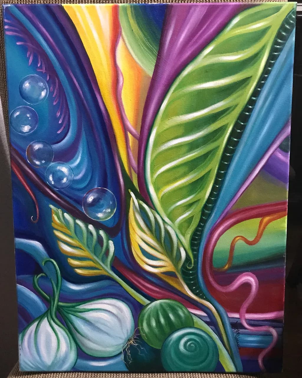 Abstract Leaves and Bulbs