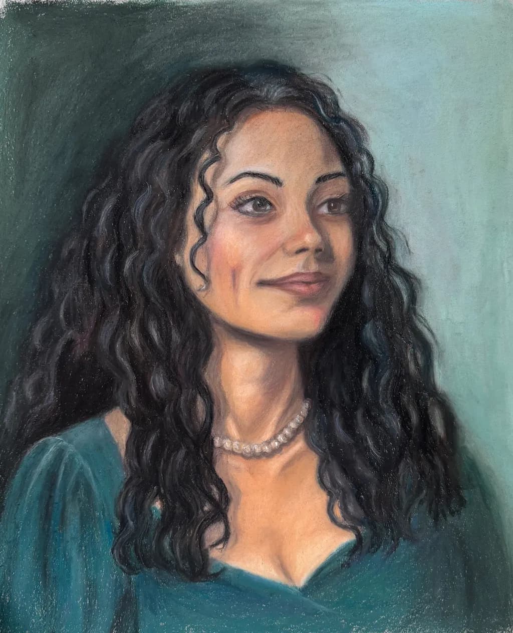 Curly-Haired Portrait