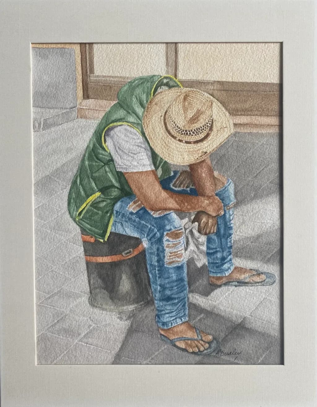 Resting Worker