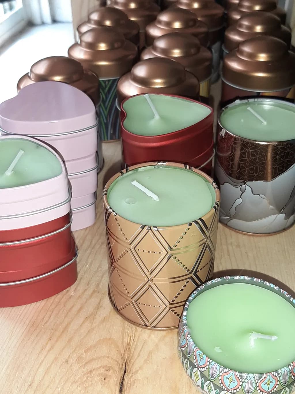 Tin Candle Collection