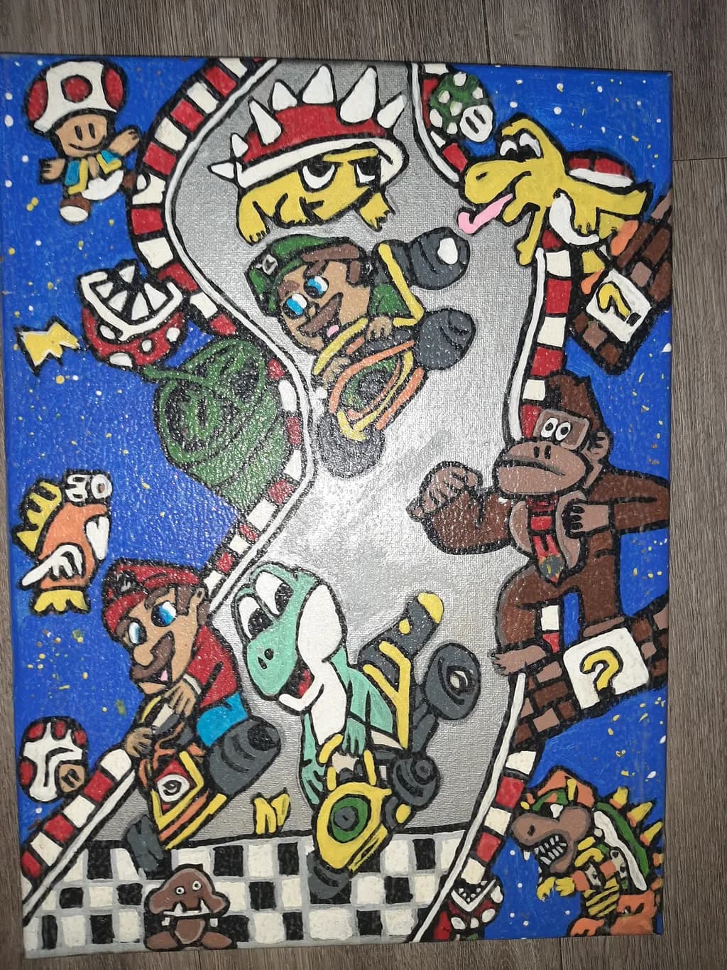 Mario Kart racing