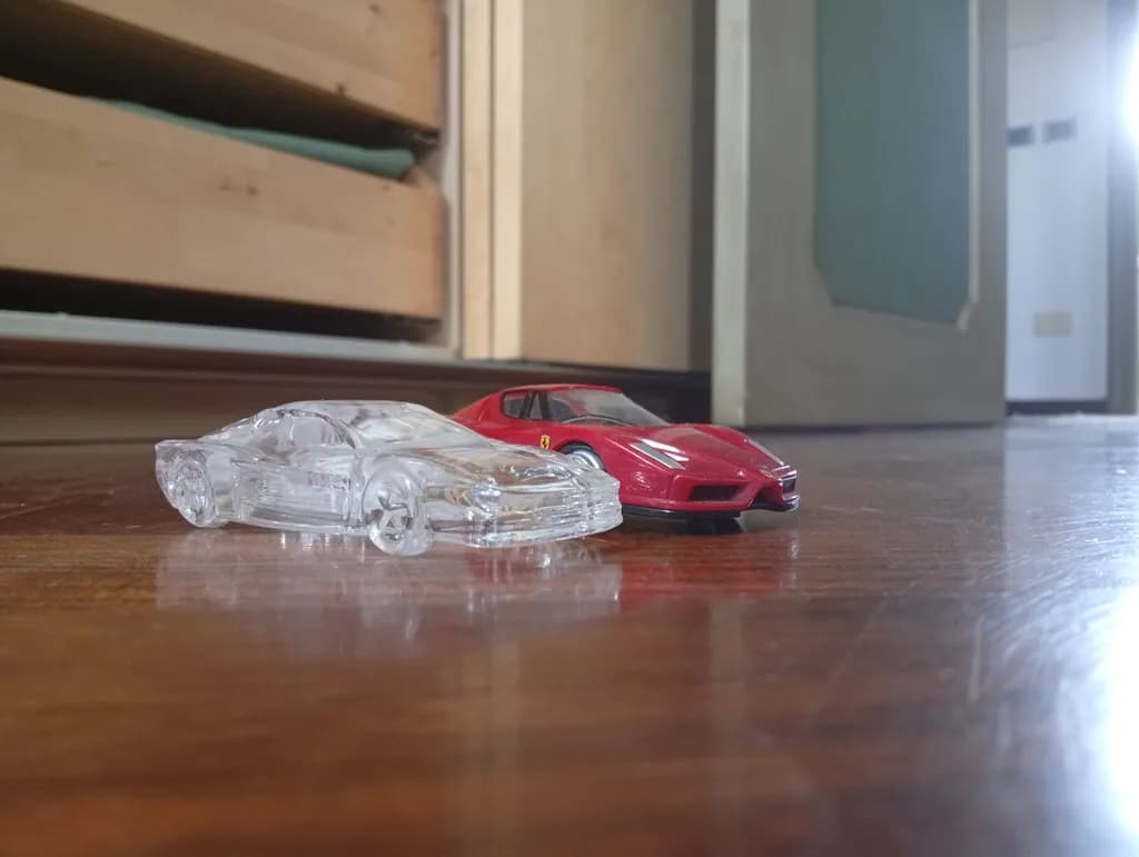 Crystal and Red Car Duo