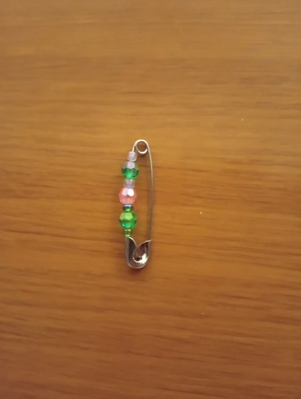 Beaded Safety Pin