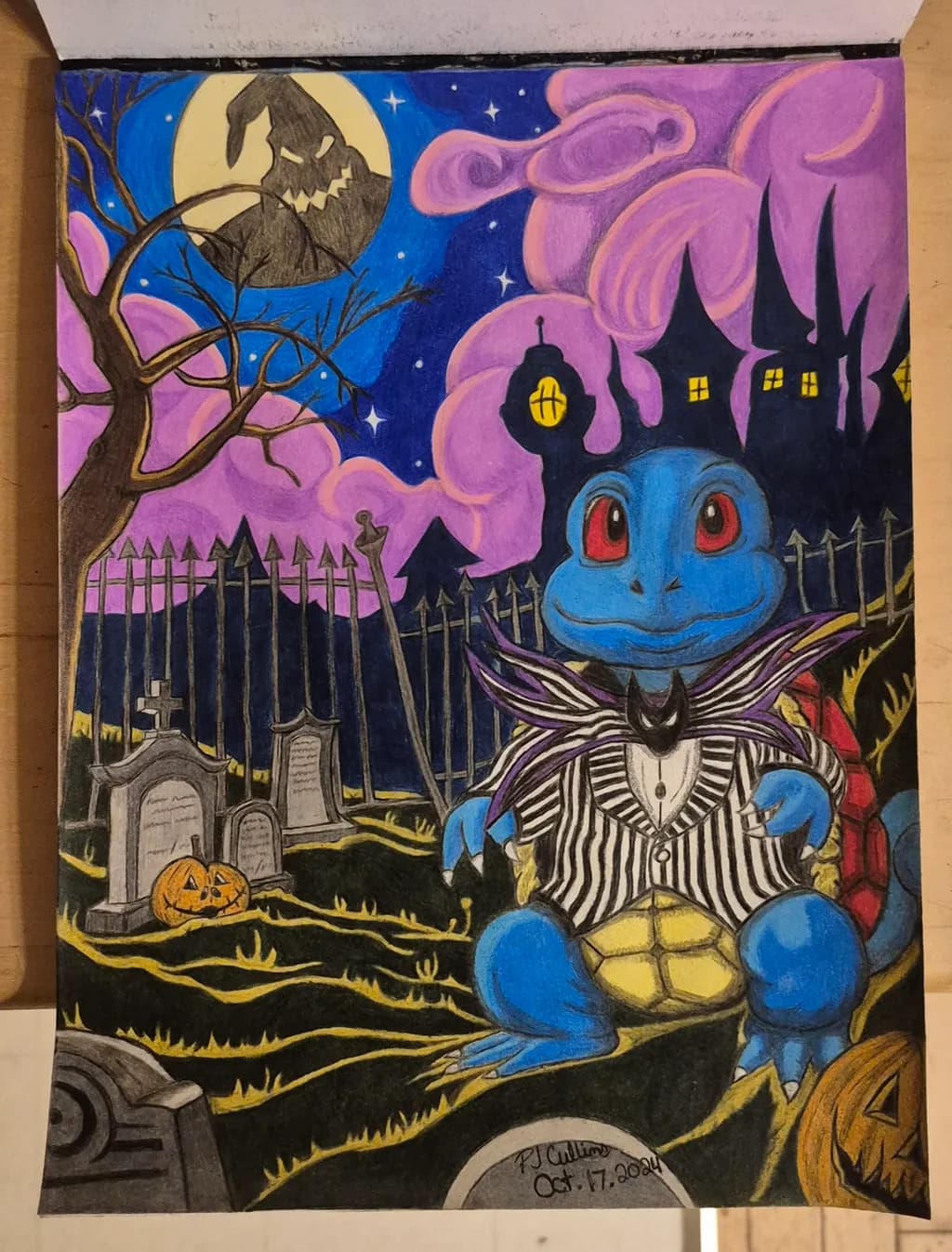Halloween Graveyard Scene