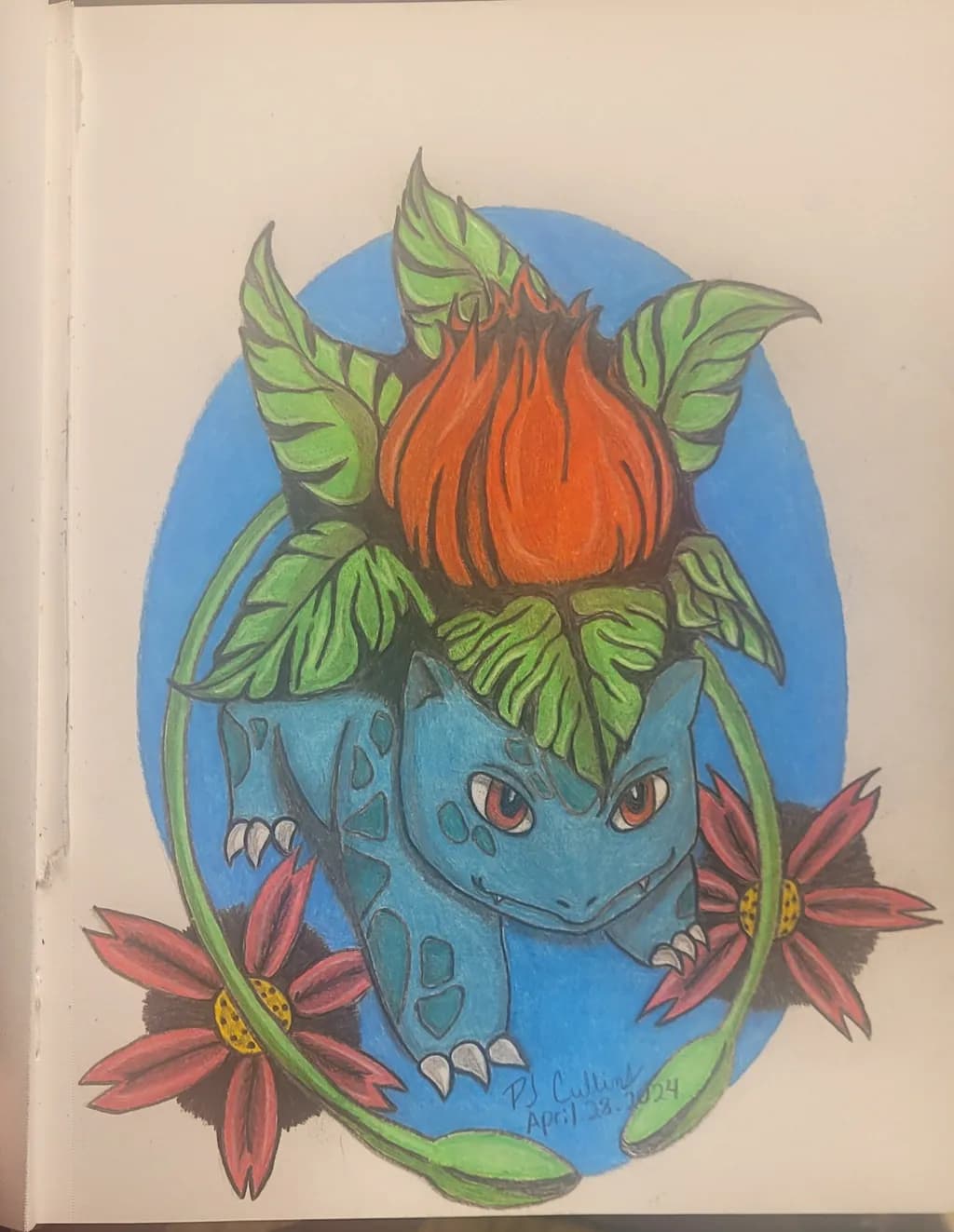 Inbound Creature with Flowers