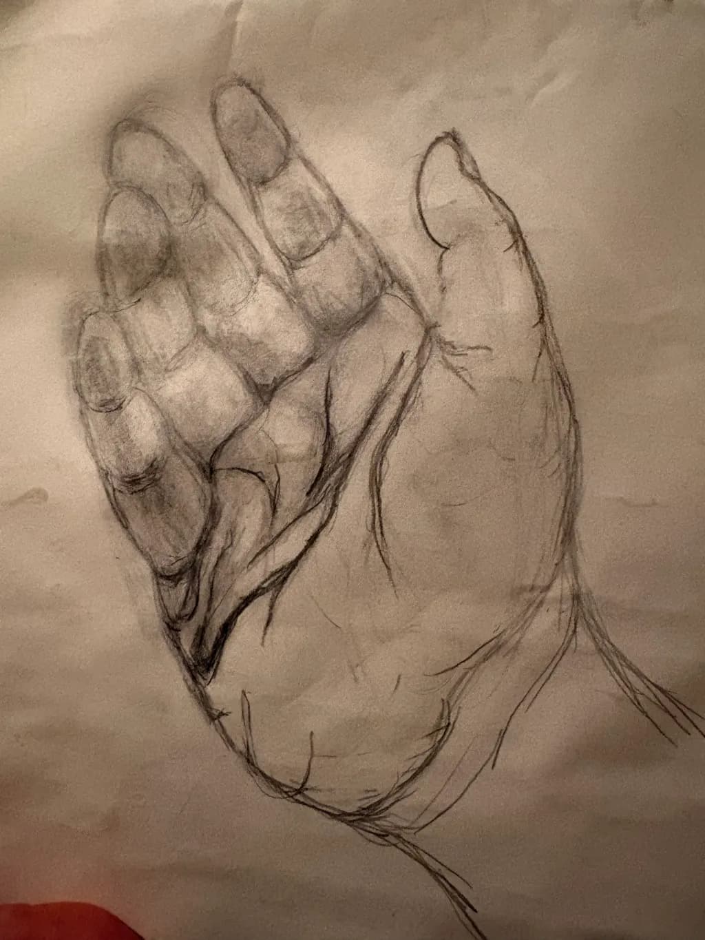 Open Hand Sketch