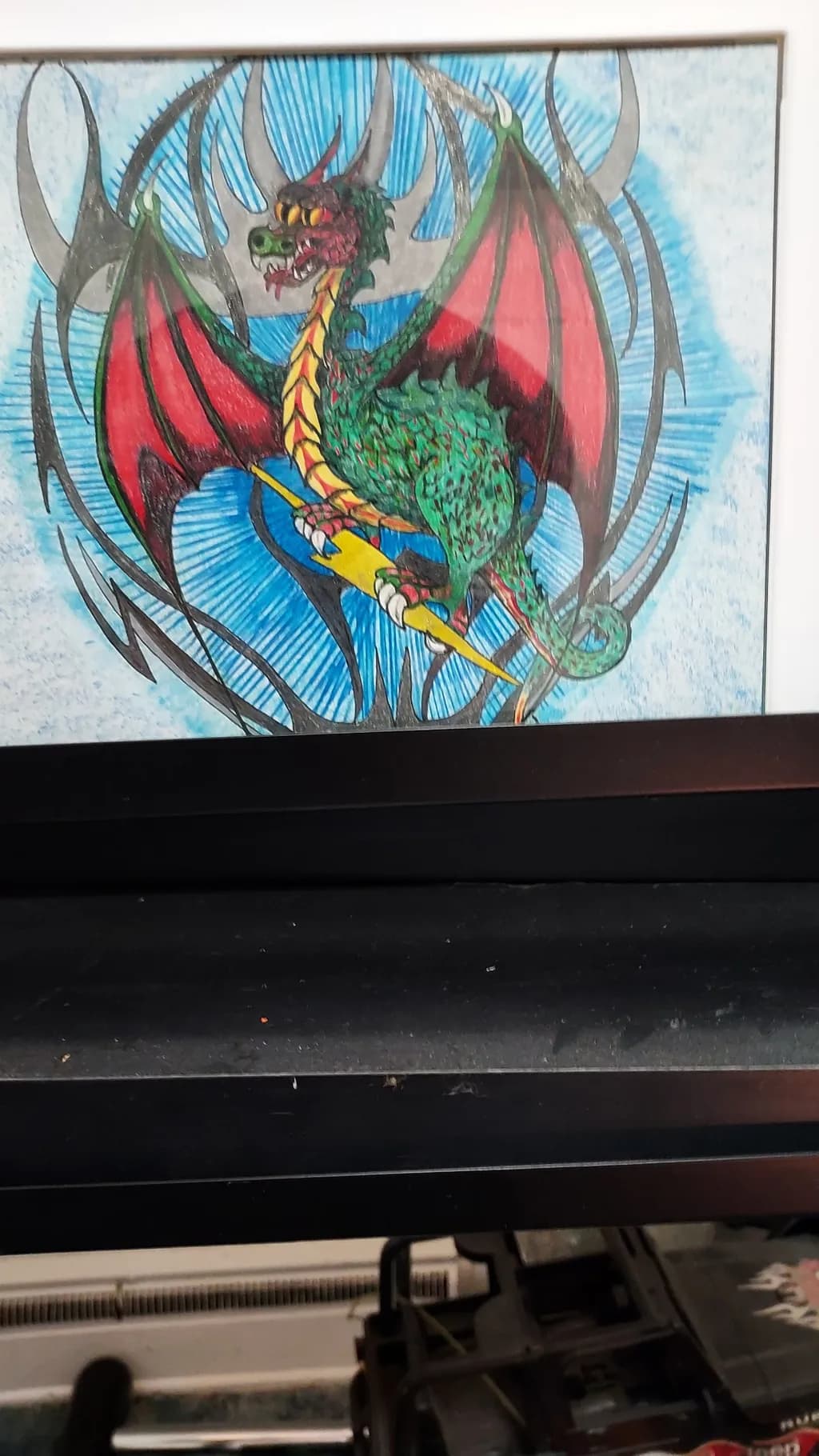 Dragon with Lightning