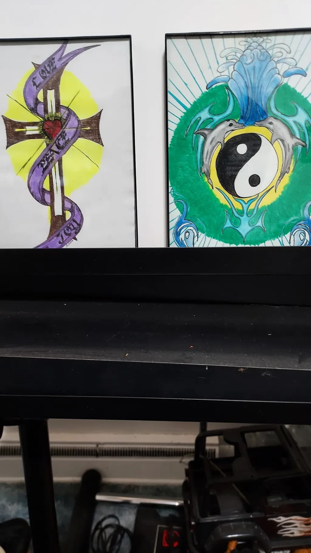 Cross and Yin Yang Harmony