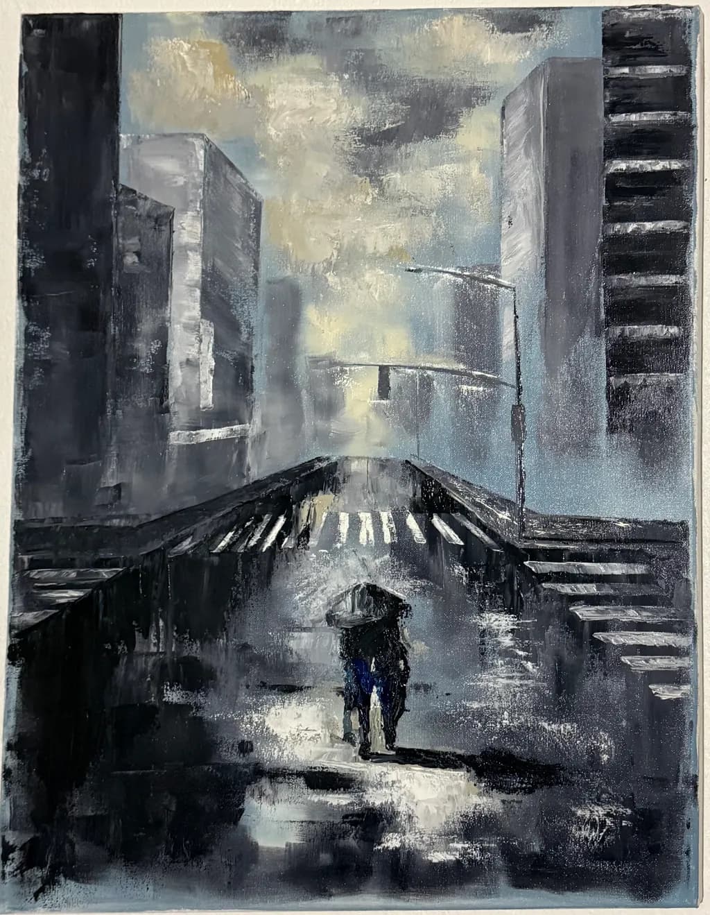 Rainy Cityscape