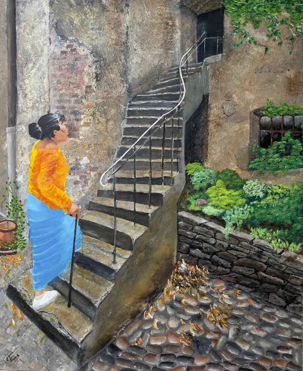 Stone Stair Ascent