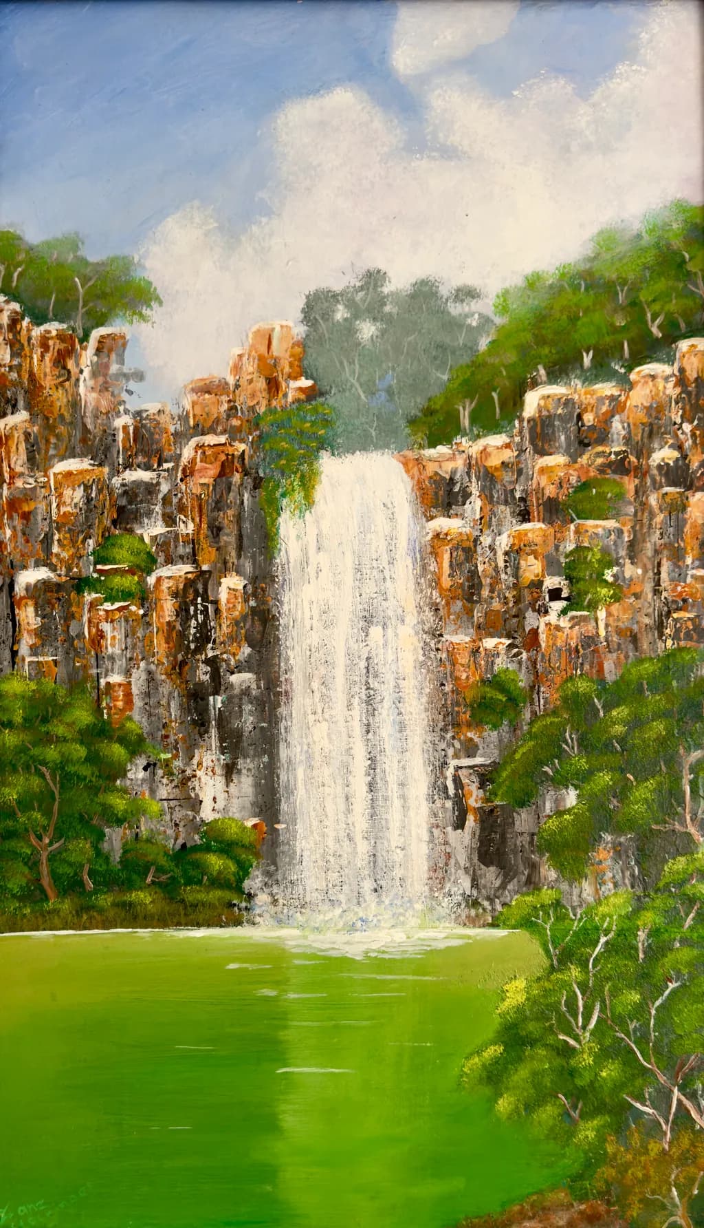 Waterfall in Rocky Gorge