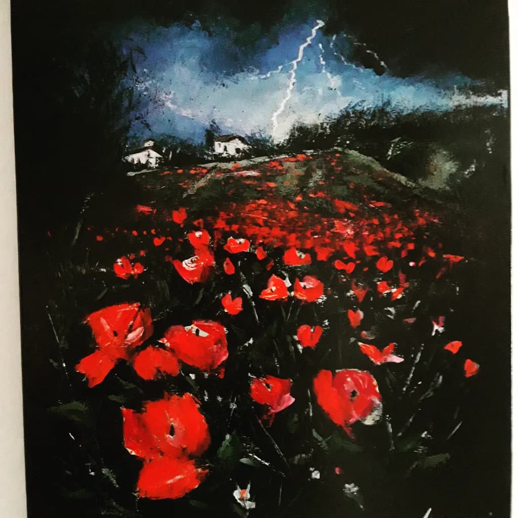 Poppy Field Storm
