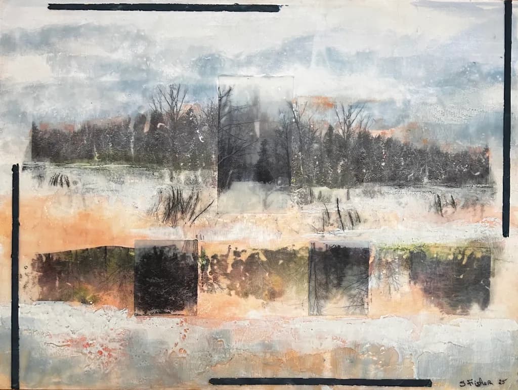 Winter Forest Reflection