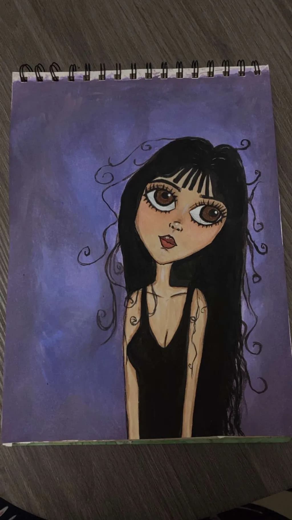 Girl with Large Eyes