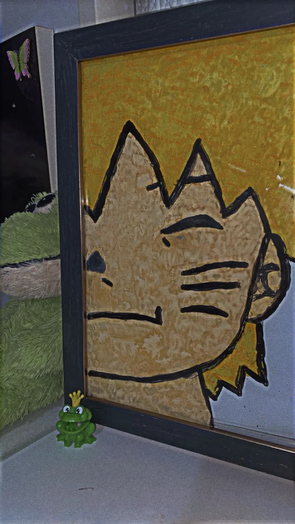 Framed Cartoon Face