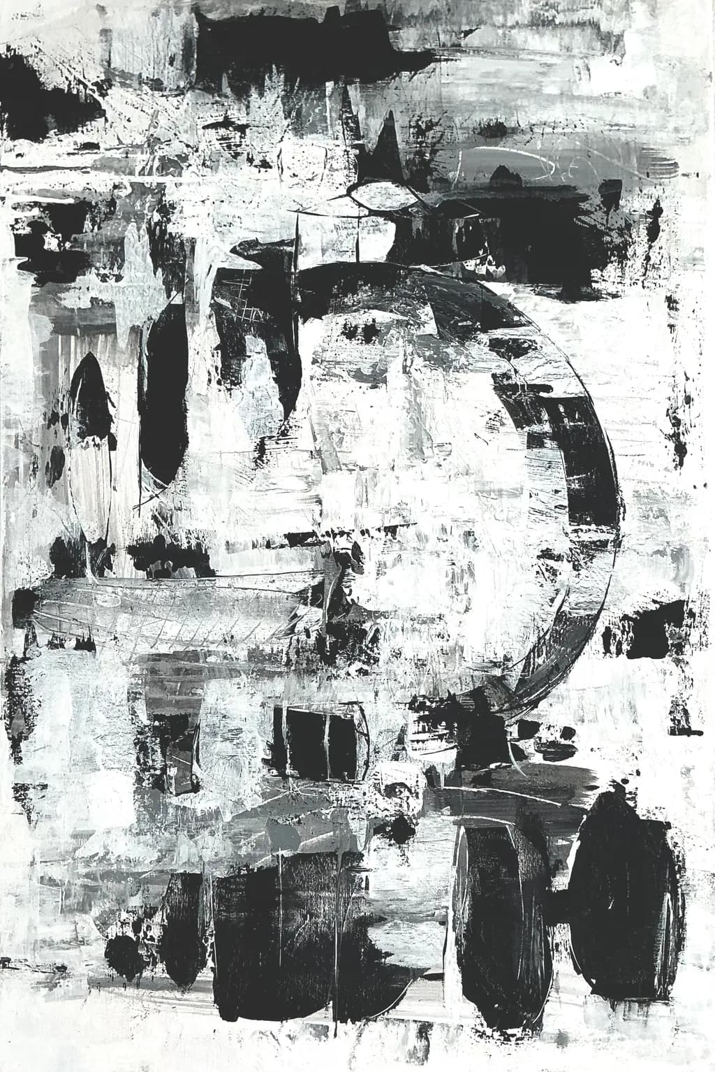 Abstract Monochrome Forms