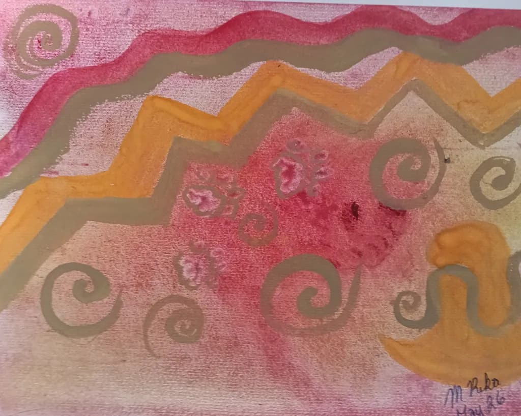 Spiral Sunset Pattern