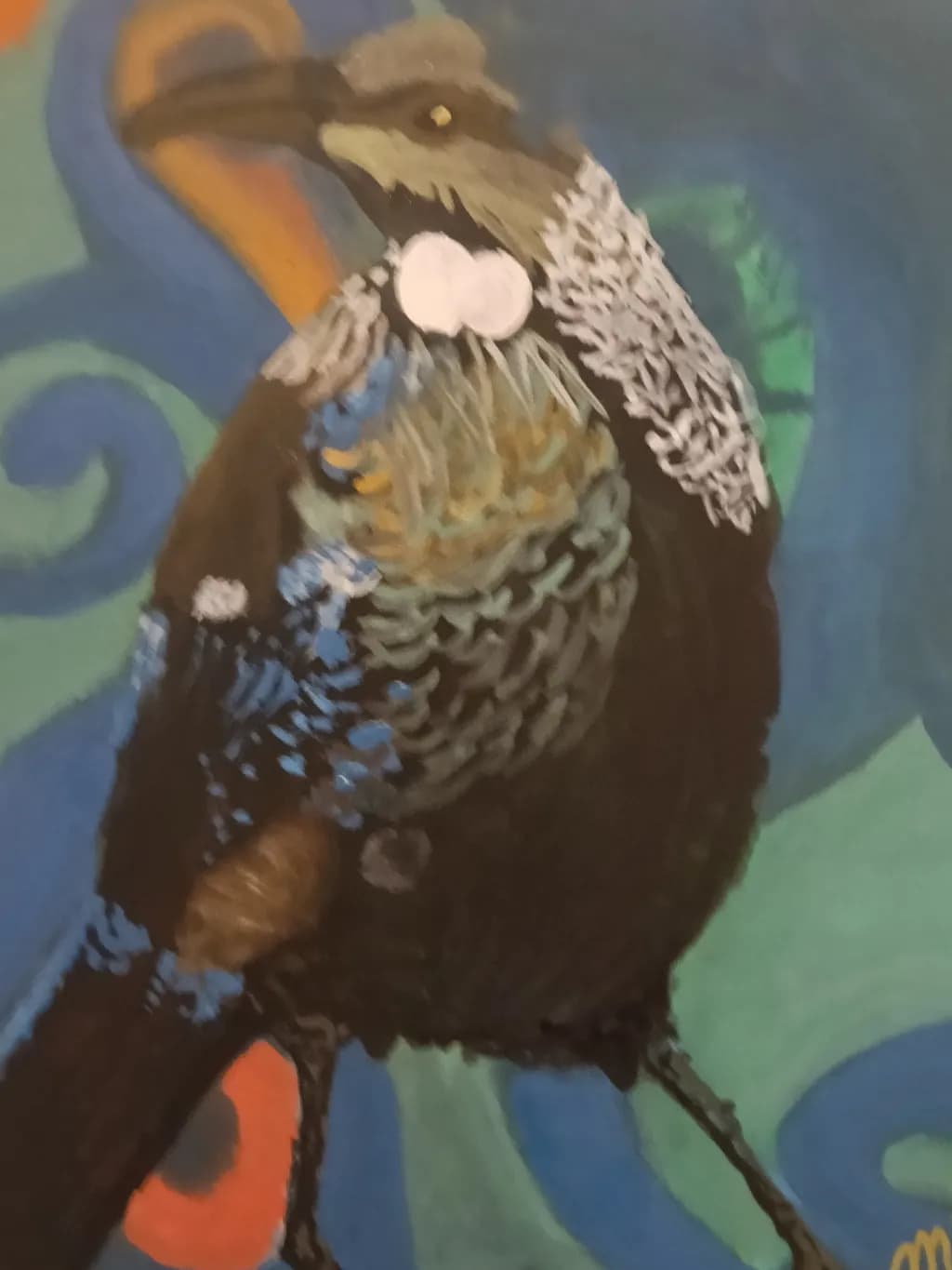 Abstract Feathered Bird