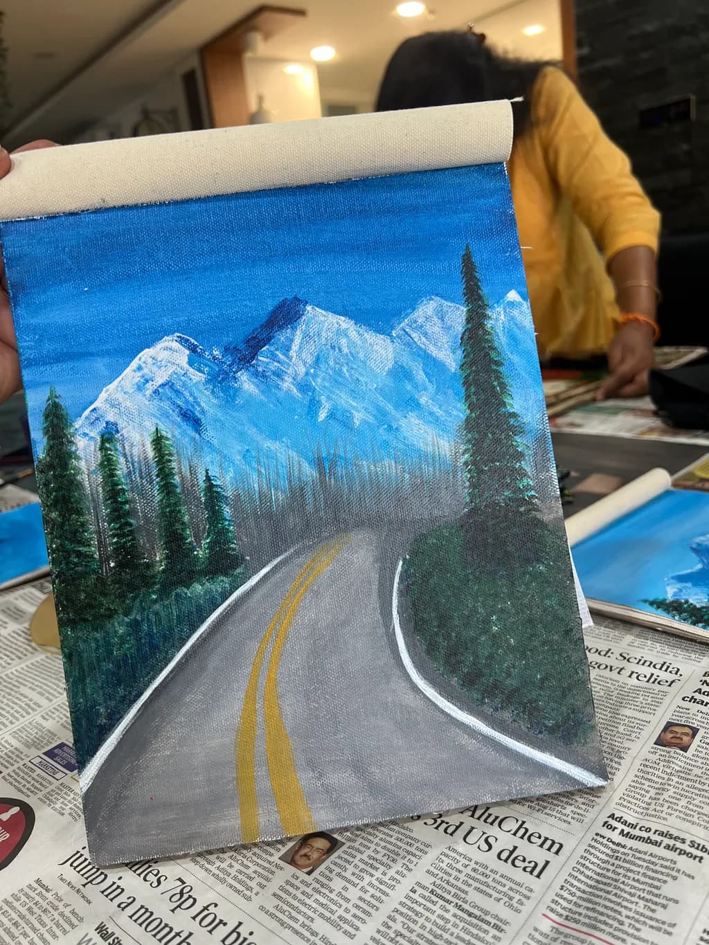 Mountain Road Curve