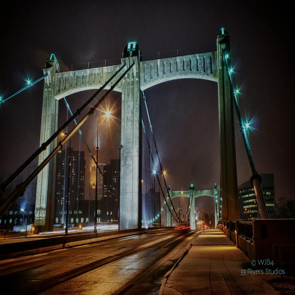 Night Bridge Glow