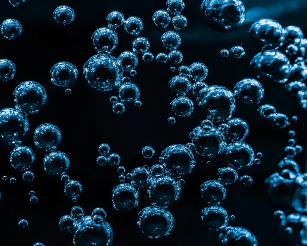 Deep Water Blue Spheres